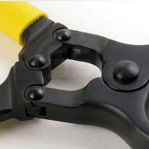 Coupe-ongles vétérinaire pour chevaux, durable, noir avec poignée jaune, instrument obstétrical, outils de fermeur, haute résistance - Product Image 3