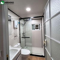 Maison conteneur extensible en acier de 20 pieds, option légère et respirante pour bureau, hôtel, villa
