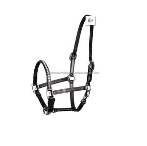 Exclusiva mejor en comparación con la calidad HALTER brillo Cristal de caballo de cuero accesorios mayorista fabricante - Product Image 1