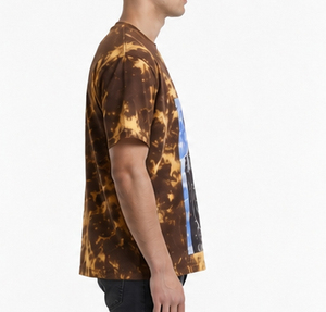 Camiseta de Algodón de Alta Calidad Personalizada para Hombre, Tie Dye, Peso Pesado, Estampado Oversize, Camisetas para Hombre con Logo, Estilo Urbano, Camiseta Boxy - Product Image 3