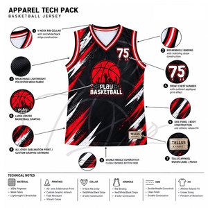 Camiseta de Baloncesto Personalizada de Secado Rápido, Diseño Profesional, Camisetas de Baloncesto para Equipos, Camiseta de Baloncesto de Diseño Personalizado de Alta Calidad - Product Image 6