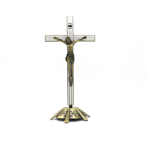 Cruz de Iglesia Metálica Ecológica de Diseño Único Vintage, Técnica de Esmalte Duro, Impresión Offset 3D, Modelo de Recuerdo Hecho en India - Product Image 6