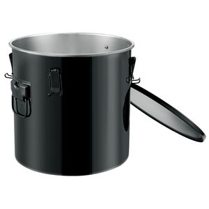 Secchio per Grasso da Frittura Commerciale in Acciaio Inossidabile da 10 Galloni con Rivestimento Antiruggine e Contenitore per il Trasporto dell'Olio - Product Image 1