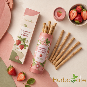 ไม้จิ้มฟันสมุนไพรคุณภาพสูง รสสตรอว์เบอร์รี พร้อมกลิ่นหอมพรีเมียมเพื่อสุขภาพช่องปากที่ดีในทุกๆ วัน - Product Image 6