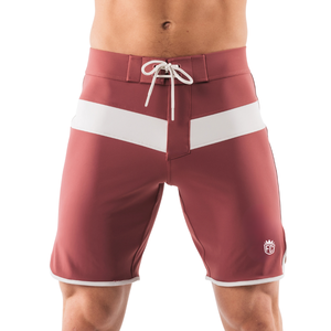 Shorts de bain pour hommes Titan Performance à séchage rapide, extensibles, design color block pour le surf, la plage et les sports nautiques, logo personnalisé OEM - Product Image 1