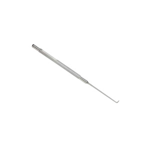 Crochet de maintien des tumeurs 5 mm de long, à extrémité arrondie à 90 degrés, longueur 160 mm, rétracteurs de paupières - Product Image 4