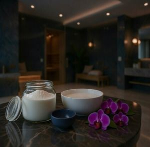 เกลืออาบน้ำหินหิมาลัยธรรมชาติ ปลอดภัยต่อสิ่งแวดล้อม สำหรับสปาบำบัดด้วยแร่ธาตุ ผสมน้ำมันไม้จันทน์หอม สำหรับการดูแลร่างกายด้วยอโรมาเธอราพี ดีไซน์ทันสมัย - Product Image 2