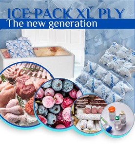 Pack de glace en gel de taille moyenne, réutilisable, anti-fuite, pour transport et protection au froid pendant 24 heures, haute qualité, best-seller, à prix bas - Product Image 6