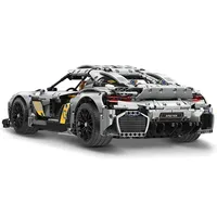 Moyu Block Specter, Coche Deportivo a Escala 1:8, Juego de Bloques de Construcción de Plástico, 3508 Piezas, Rompecabezas de Alta Dificultad, Juguete Estático con Control Remoto