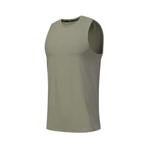 Camiseta sin Mangas para Hombre, Cuello Redondo, Tejido Transpirable de Algodón/Poliéster, Informal, Deportiva, Ligera y de Secado Rápido, Superventas - Product Image 4