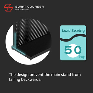 New Design Metal Diy Free Standing <b>Pegboard</b> Drone Flying Display Floor Stand - Product Image 4