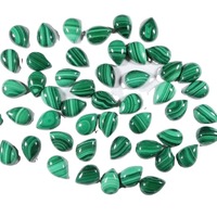 Pierre précieuse de malachite de qualité supérieure, cabochon de malachite, pierre de malachite en vrac, malachite semi-précieuse, forme mixte, pour la fabrication de bijoux