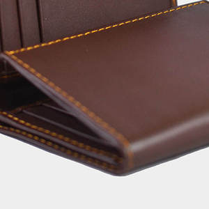Meilleure Vente Portefeuille Court Homme Sur Mesure Nouveau Design Tendance Cuir Véritable Fermeture Ouverte Étanche Personnalisable Haute Qualité - Product Image 6