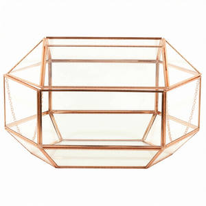 กระถางแก้วใสตกแต่งบ้าน ทำมือ ขนาดใหญ่ สำหรับปลูกไม้อวบน้ำ แบบตั้งพื้น - Product Image 1