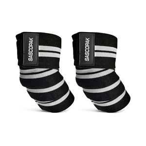 Meilleures ventes : Bandes de coude robustes à rayures pour musculation, entraînement, développé couché et haltérophilie - Product Image 3