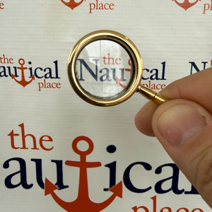 <b>Vintage</b> Brass Pocket Magnifying Glass Portable Handheld Reading Magnifier Antique Style Metal Lens Tool Collectible <b>Desk</b> - Product Image 5