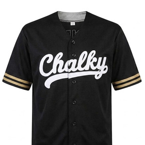 Camiseta de Béisbol Personalizada con Botones, Talla Estadounidense, Unisex, 100% Poliéster, Logotipo y Nombre Bordados, Secado Rápido - Product Image 2