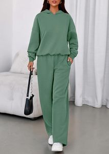Conjunto de Sudadera con Capucha Oversize y Pantalones de Chándal de Forro Polar Premium para Mujer, Conjunto Deportivo de Sudadera con Capucha y Pantalones de Chándal para Mujer - Product Image 6