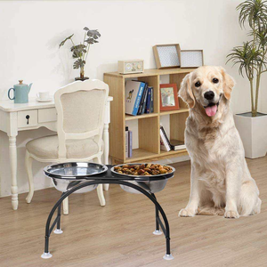 Soporte para Tazón de Perro de Acero Inoxidable, Plato para Comida y Agua para Perros y Mascotas, Estación de Alimentación Antideslizante para el Hogar - Product Image 6