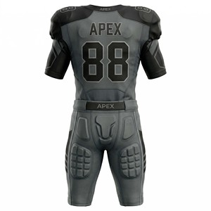 Wholesale Premium Custom American Football Uniform Set Men High-Performance Tackle Jersey and Integrated Padded <b>Pants</b> Breathable - Product Image 2
