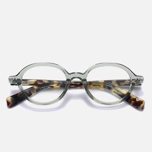 Lmamba LY2310 Nouvelles Lunettes de Vue Unisexe Tendance Vintage de Haute Qualité avec Monture Ovale en Acétate et Logo Personnalisé pour Femmes et Hommes - Product Image 1