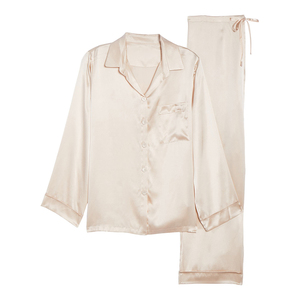 Vêtements de nuit en satin respirant de haute qualité pour femmes, avec taille élastique douce, 100% soie, pour le confort à la maison - Product Image 4
