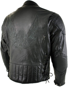 New Men's Custom Winter Sportswear Waterproof Windproof Black PU <b>Leather</b> for Racing Bomber <b>Jacket</b> Customizable Plus Size - Product Image 5