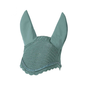 Voile anti-mouches pour chevaux en coton et polyester, maille durable et personnalisable, avec bonnet d'oreille, pour usage extérieur - Protection équine en gros - Product Image 1