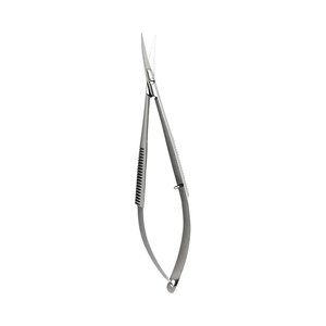 Ciseaux à ressort professionnels russes courbés micro-ciseaux à action à ressort pour la beauté, la broderie, la coupe des sourcils, la manucure, nouveau design - Product Image 2