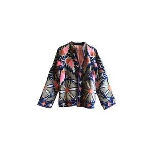 Chaqueta de algodón Suzani hecha a mano India Chaqueta corta bordada a mano Abrigo unisex Chaqueta corta Suzani hecha a mano - Product Image 1