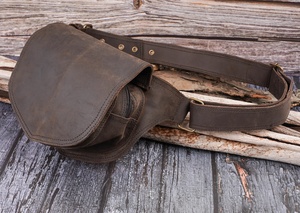 Vintage Fashion Unisex Multi-function Genuine Leather Waterproof Fanny Pack Waist Bag Casual Mobile Phone Purse Pocket Outdoor - Product Image 3