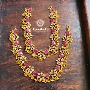 Gold Anklet Fashion Jewelry Set - Product Image 2