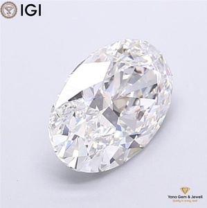 Le cadeau parfait, diamant de laboratoire CVD de 3,00 carats, forme ovale, couleur E, clarté VVS1, avec certificat IGI - Product Image 6