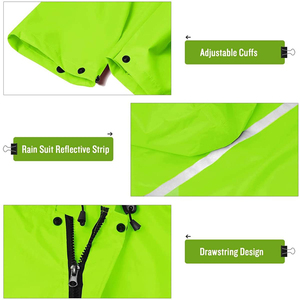 เสื้อกันฝนคุณภาพสูงสำหรับผู้หญิง ออกแบบโลโก้ได้ตามต้องการ ใช้ซ้ำได้ ระบายอากาศได้ดี กันน้ำ กันลม น้ำหนักเบา เหมาะสำหรับฤดูหนาว - Product Image 2