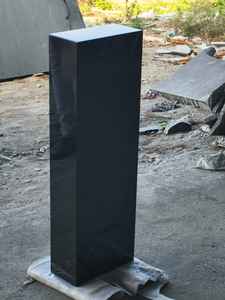 Dalles épaisses en granit noir absolu poli directement importées d'Azerbaïdjan pour monuments, tombes et pierres tombales - Product Image 2