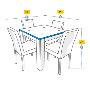 Custom Bar Height Dining Set Covers Outdoor <b>Table</b> Covers Waterproof Dustproof UV Resistant Durable From Vietnam Zipper - Product Image 1