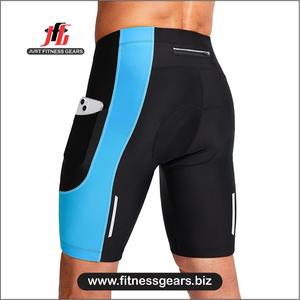 High Performance Eco-Friendly Breathable Spandex/Polyester <b>Cycling</b> <b>Shorts</b> Customizable Options Men-<b>Padded</b> Comfort Quick Dry - Product Image 2