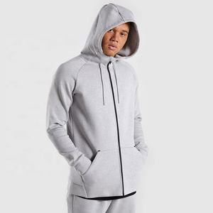 Veste zippée pour homme avec logo personnalisé, veste thermique en laine pour homme, sweat-shirt à fermeture éclair décontracté d'automne, vente en gros de sweat-shirts à fermeture éclair pour homme, streetwear - Product Image 5