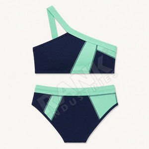 Custom Made Women's Active Bikini Fashionable Solid Quick Dry Breathable Sublimated Two-Piece Swimwear Set for Adults - Product Image 2