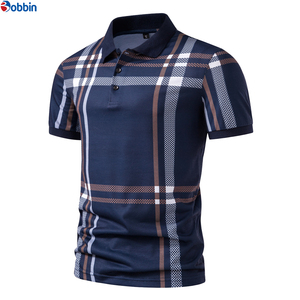 Polos Personalizados para Hombre, Camisetas de Verano para Hombre, Cuello Medio Abierto, Estilo Casual Elegante, Transpirables, Manga Corta, Poliéster/Algodón - Product Image 3