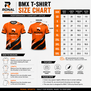 RONAL SPORTS T-shirt unisexe à manches longues en polyester respirant et à séchage rapide, imprimé par sublimation, idéal pour la moto en hiver - Product Image 6