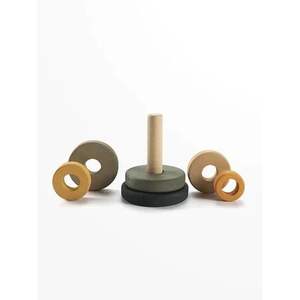 Wooden <b>Ring</b> Stacking Toy for Hand-Eye Coordination Baby & <b>Kids</b> Decor Product - Product Image 1