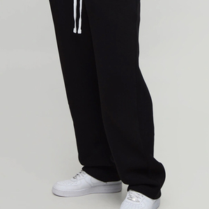 Pantalon de survêtement homme couleur unie, design de haute qualité avec taille élastique et cordon de serrage, streetwear 2026 pour acheteurs en gros, pas cher - Product Image 4