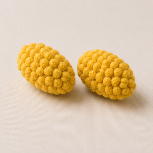 Handmade <b>Wool</b> Felt Corn Pretend Play Children's Toy with Numbers for 3-6 Year Olds-Unisex Educational Gift - Product Image 4