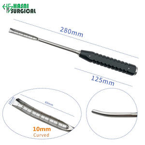 Osteótomos Quirúrgicos Profesionales Hasni, Cincel para Huesos, Instrumentos Quirúrgicos Ortopédicos de Acero Inoxidable con Mango de Aluminio Curvo - Product Image 4