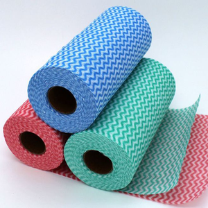 Multipurpose Nonwoven Wave Pattern <b>Kitchen</b> Towel <b>Roll</b> Easy Tearing-off Wiping Rag for Home Furniture Glass Countertop <b>Bulk</b> - Product Image 2