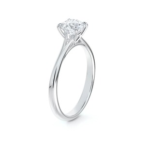 Anillo Solitario de Diamante Cultivado en Laboratorio, Corte Redondo, Oro Blanco de 18K, Certificado IGI, Engaste de 4 Puntas, Anillo de Compromiso y Boda, Venta al Por Mayor - Product Image 3