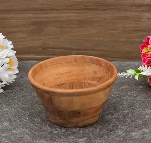 Achetez des bols de service en bois en ligne aux meilleurs prix en Inde - Product Image 1