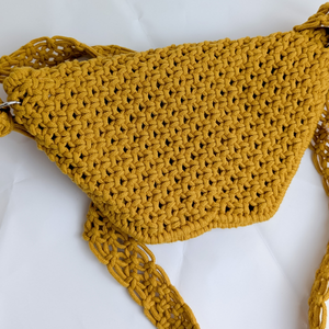 Bolso de Macramé JNC Hecho a Mano con Cremallera, Forma de Media Luna, Unisex, para Compras Diarias, Viajes al Aire Libre y Mercado - Product Image 6