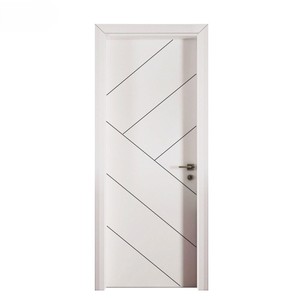 Porte intérieure en polymère écologique insonorisée et isolante thermiquement, finition WPC, imperméable, pour école, salle de bain, salon - Product Image 2